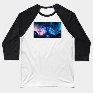 Fantasy mushroom cinematic light Baseball T-Shirt